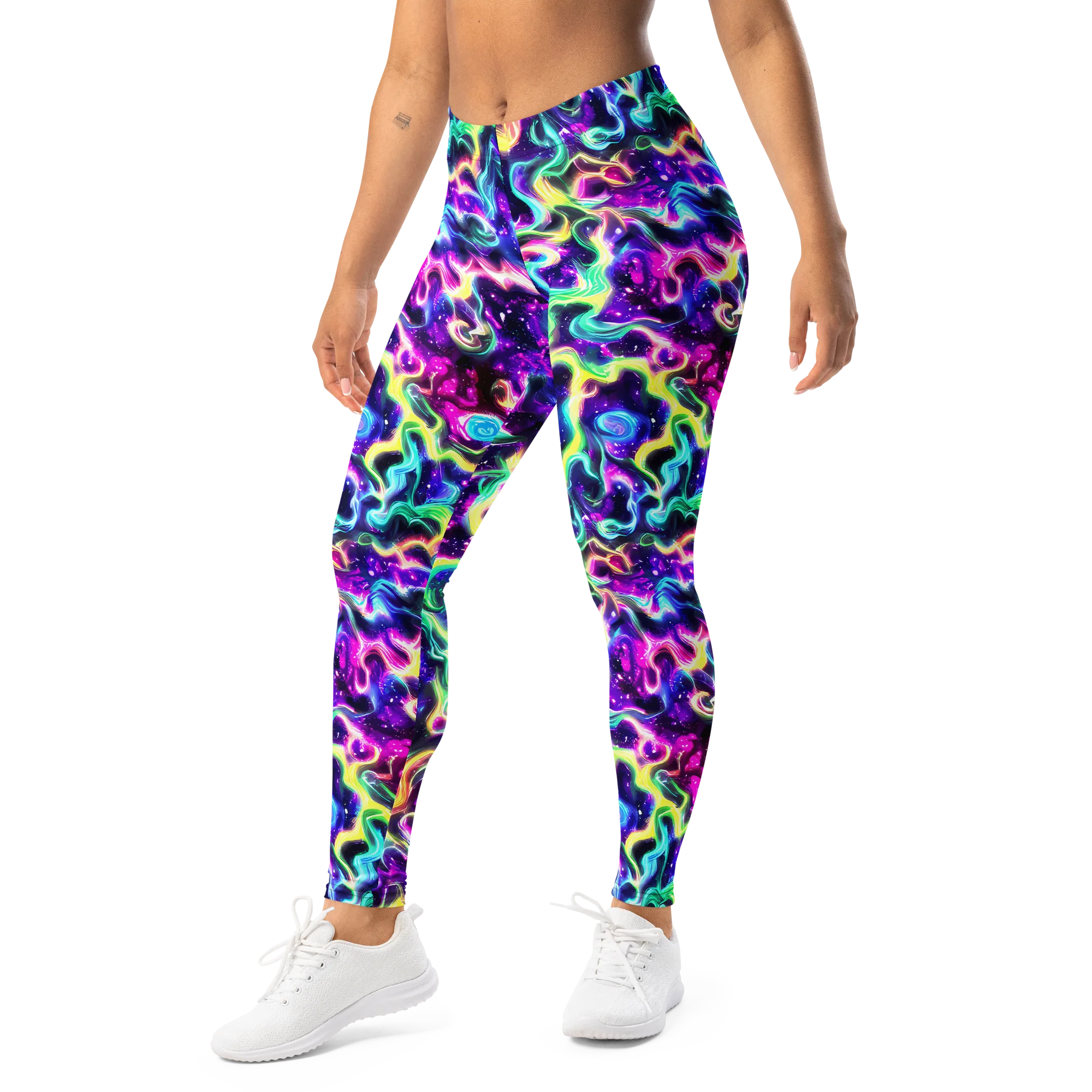 Radiant Warp on Leggings — Left Front