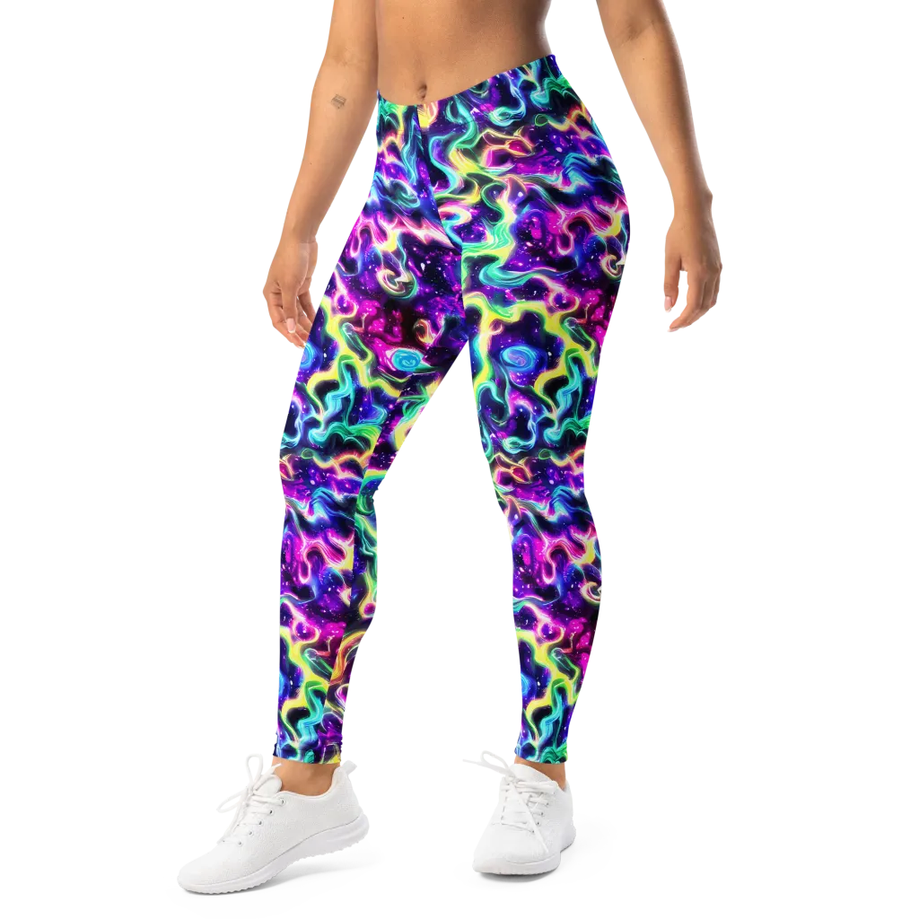 Radiant Warp on Leggings — Left Front