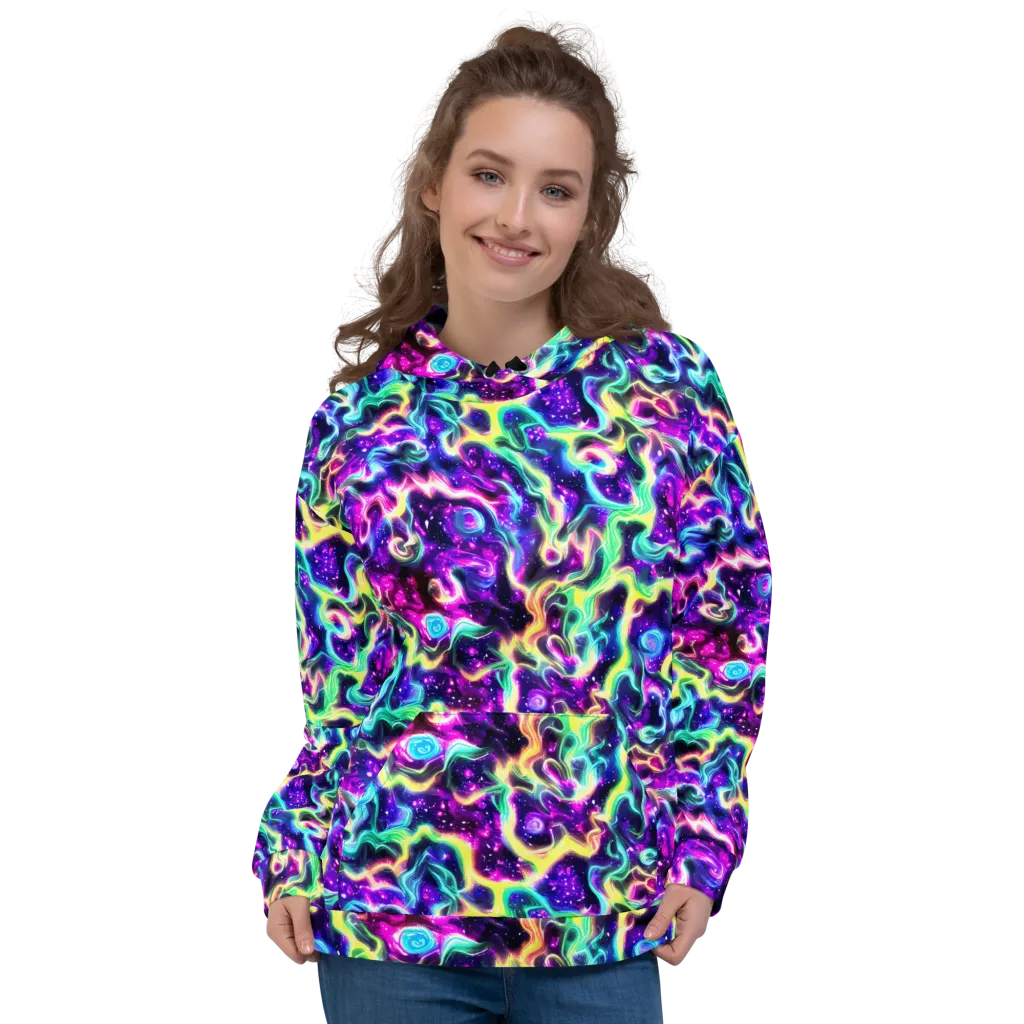 Radiant Warp on Hoodie — Front