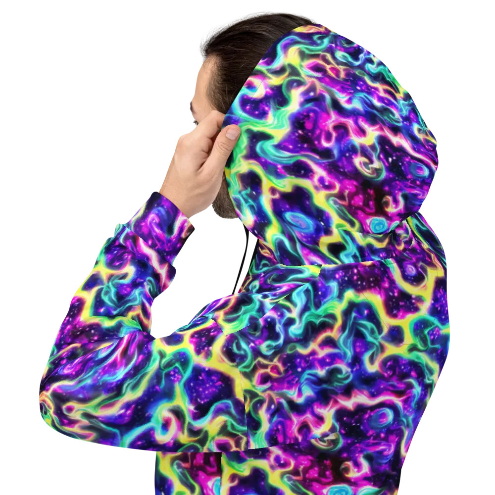 Radiant Warp on Hoodie — Back
