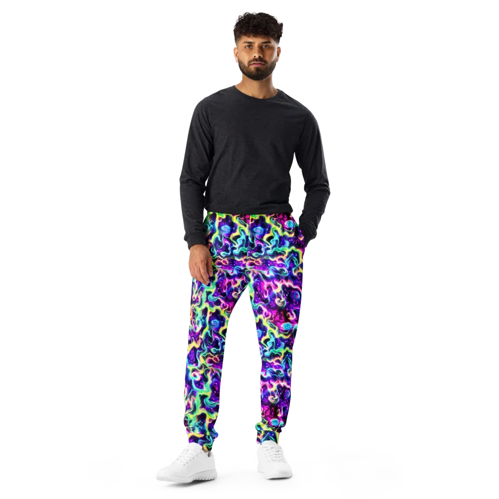 Radiant Warp on Men's Joggers — Front