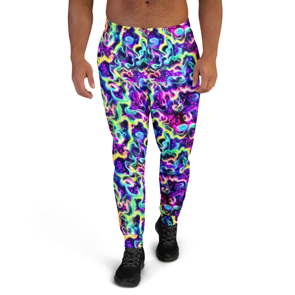 Radiant Warp on Men's Joggers — Front
