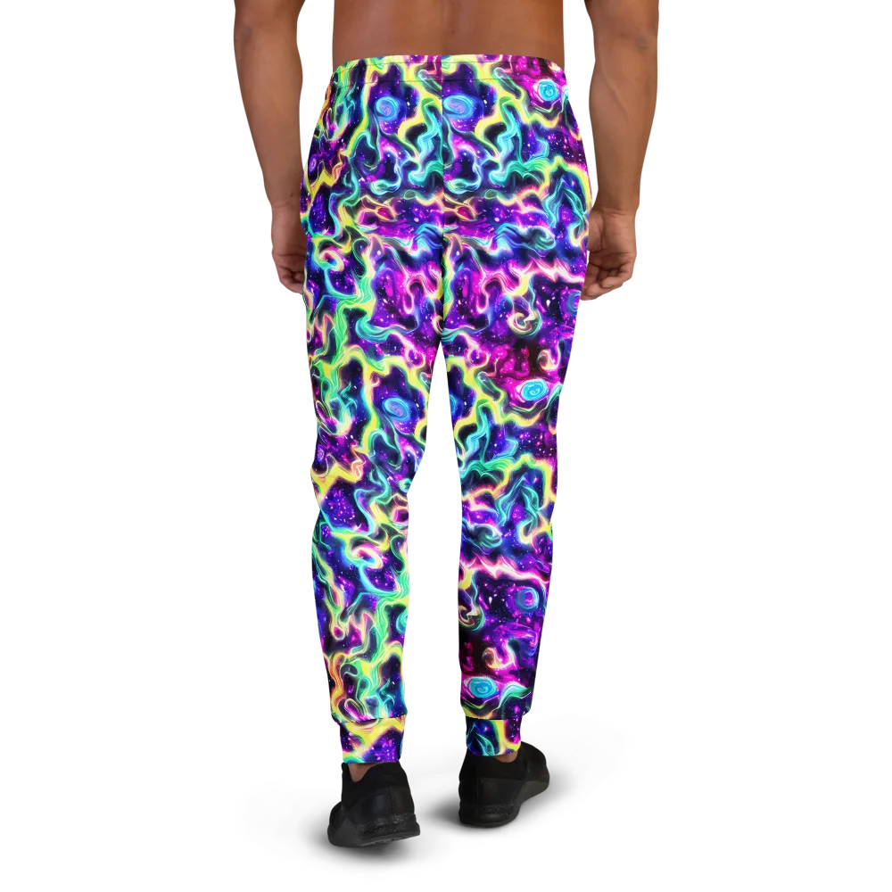 Radiant Warp on Men's Joggers — Back