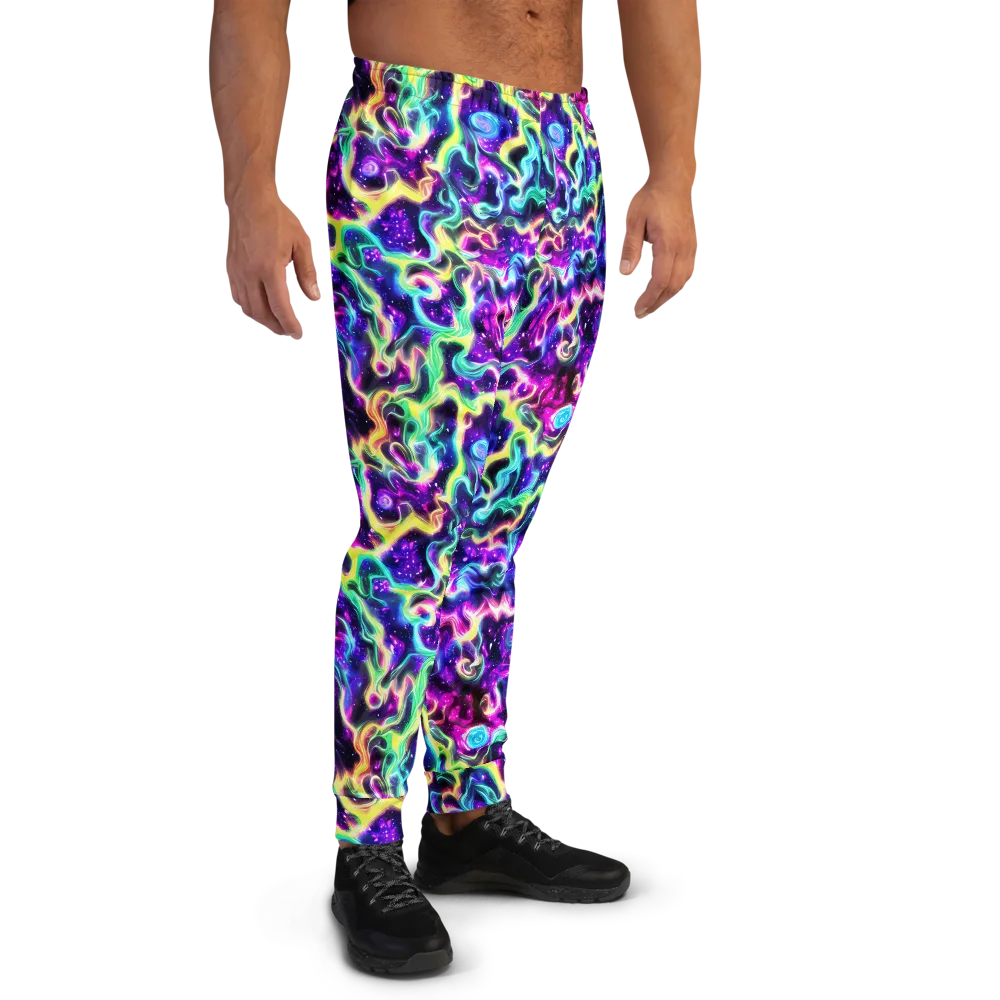 Radiant Warp on Men's Joggers — Right