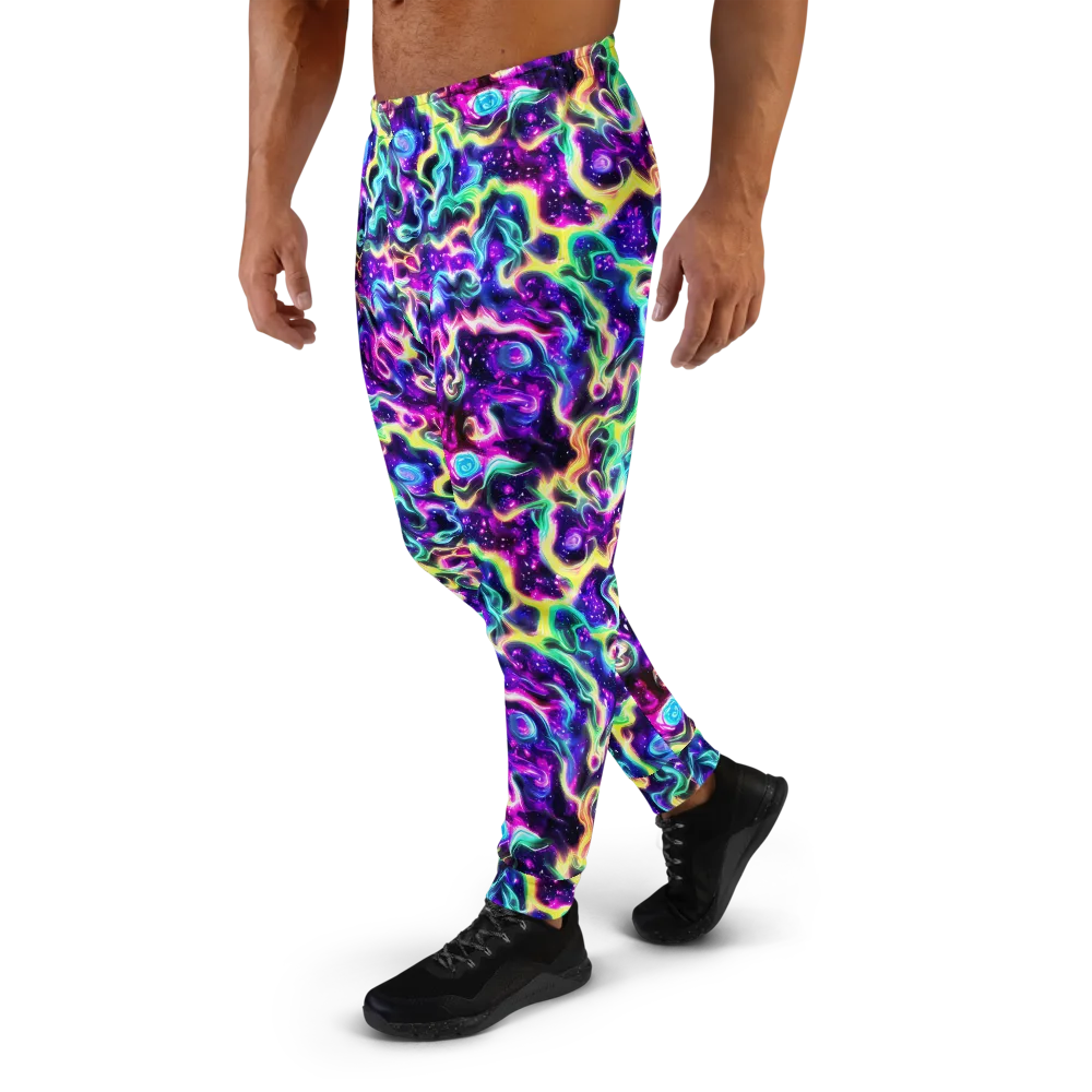 Radiant Warp on Men's Joggers — Left
