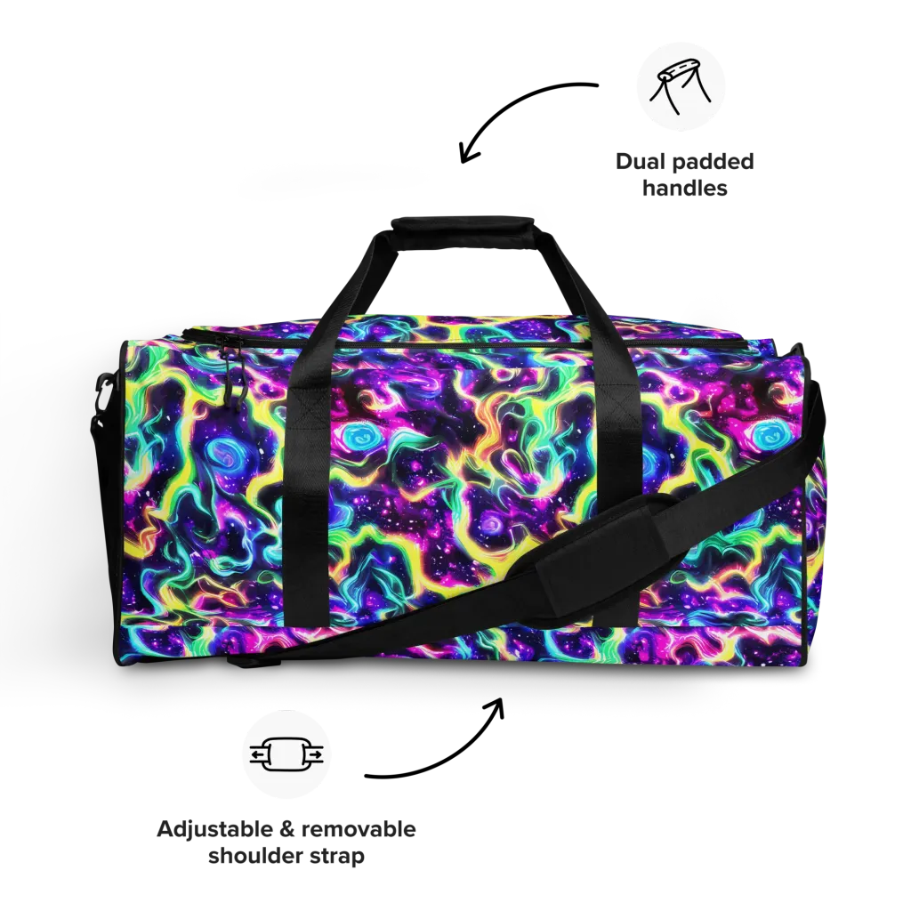 Radiant Warp on Duffle Bag — Front
