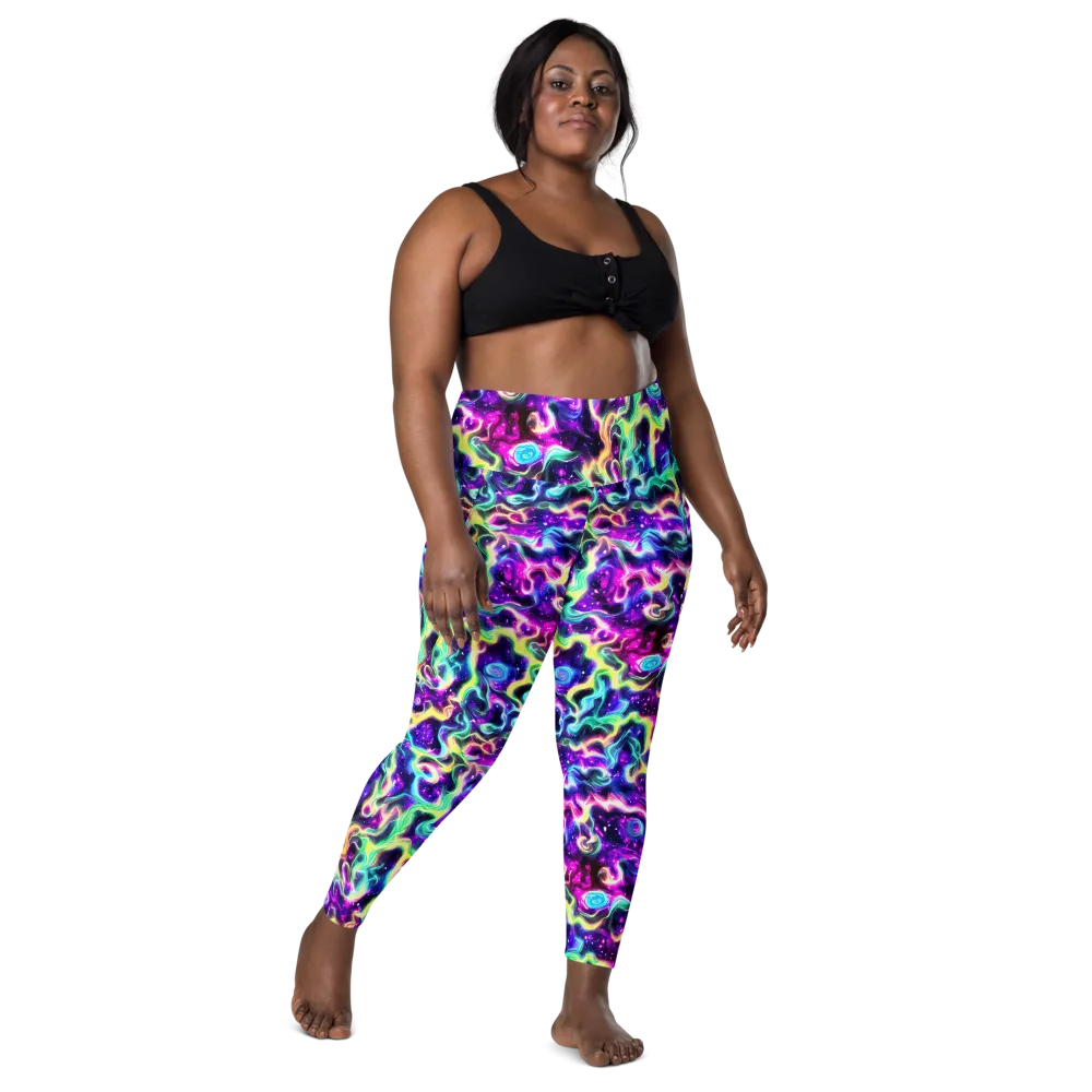 Radiant Warp on Leggings with Pockets — Front