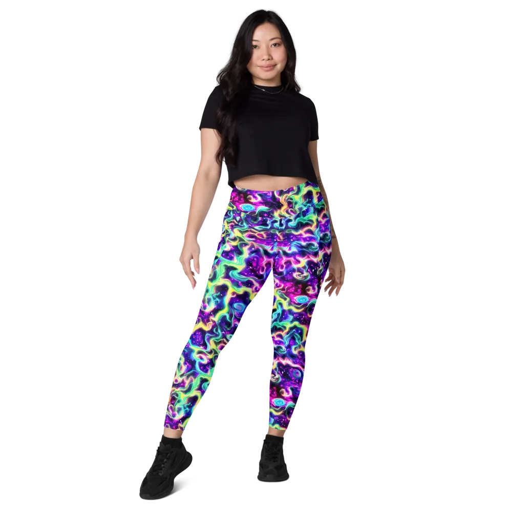 Radiant Warp on Leggings with Pockets — Front