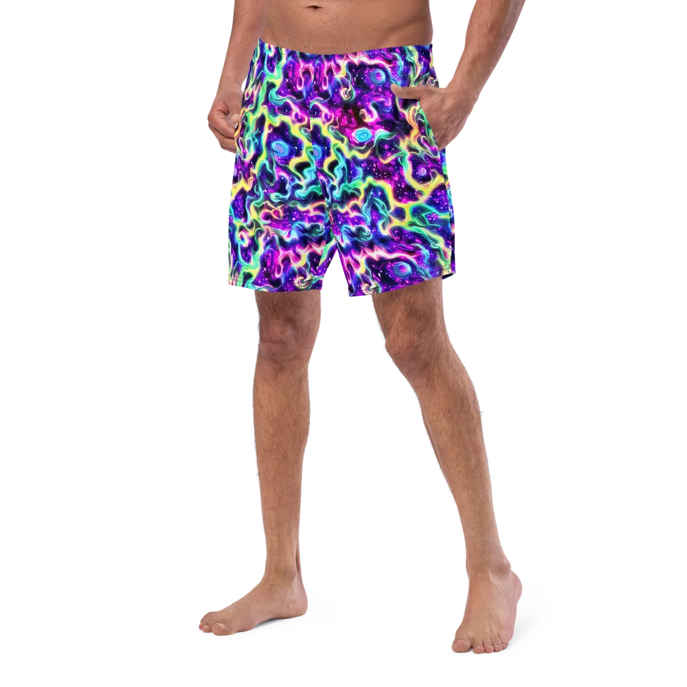 Radiant Warp on Swim Trunks — Left Front