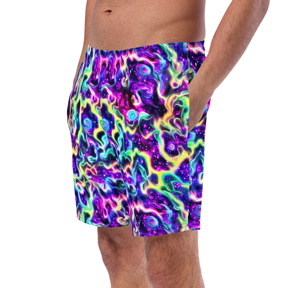 Radiant Warp on Swim Trunks — Left Front