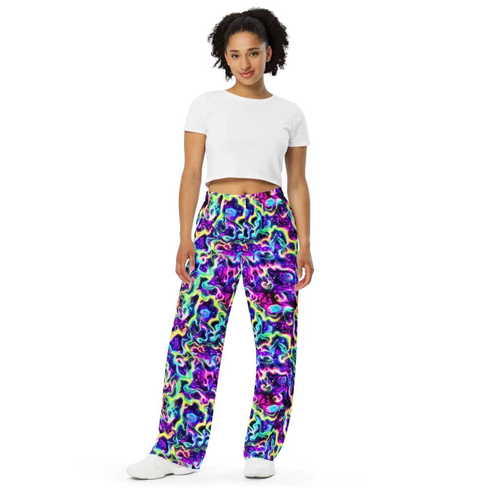Radiant Warp on Wide-Leg Pants — Front