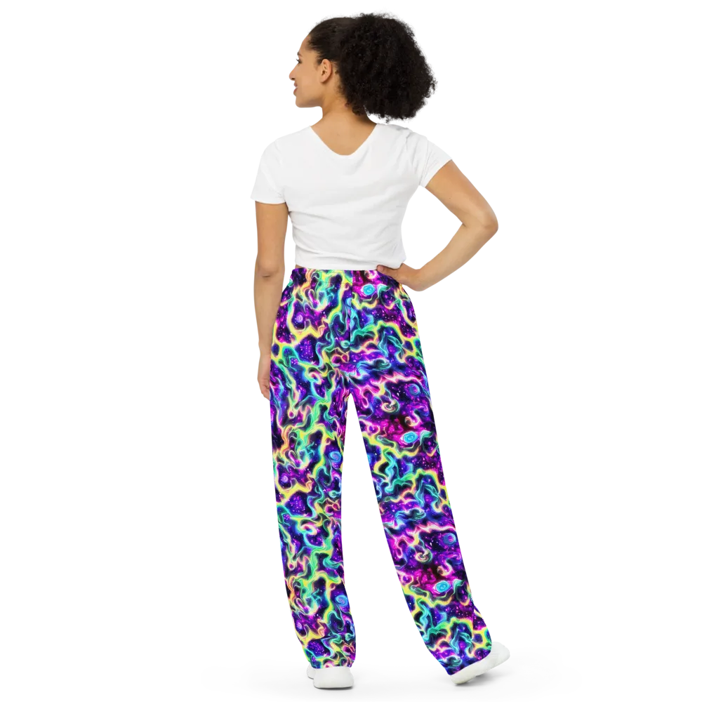 Radiant Warp on Wide-Leg Pants — Back