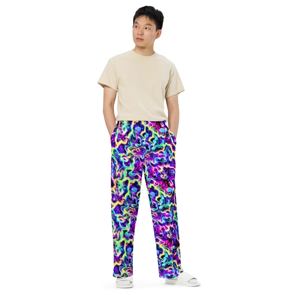 Radiant Warp on Wide-Leg Pants — Front