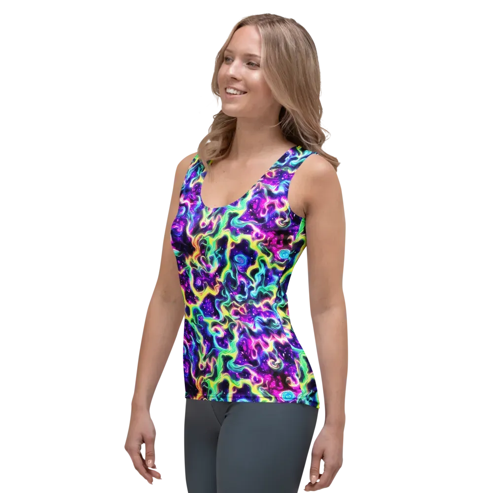 Radiant Warp on Women's Tank Top — Left Front