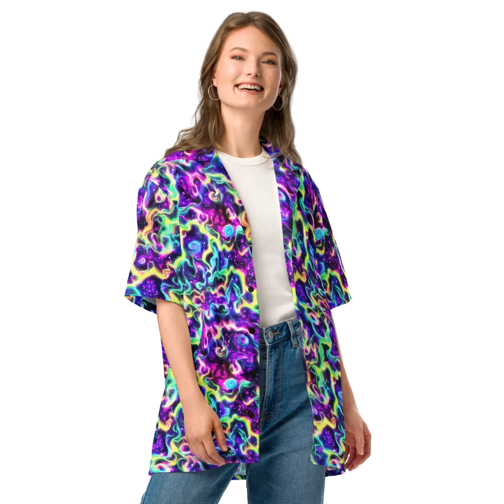 Radiant Warp on Button Shirt — Front