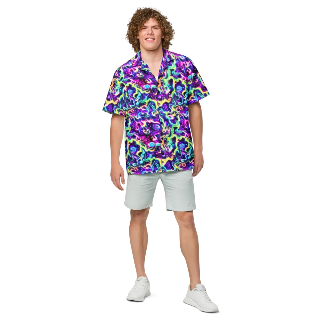Radiant Warp on Button Shirt — Front