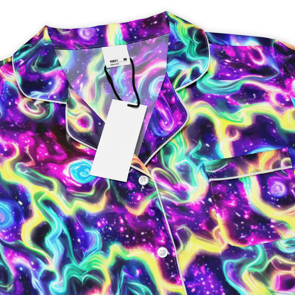 Radiant Warp on Women's Short Sleeve Pajama Top — Product details