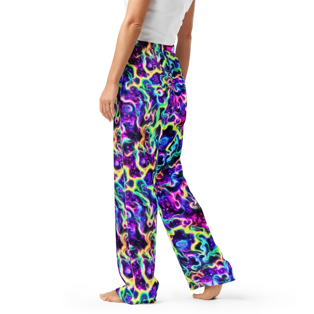 Radiant Warp on Women's Pajama Pants — Left