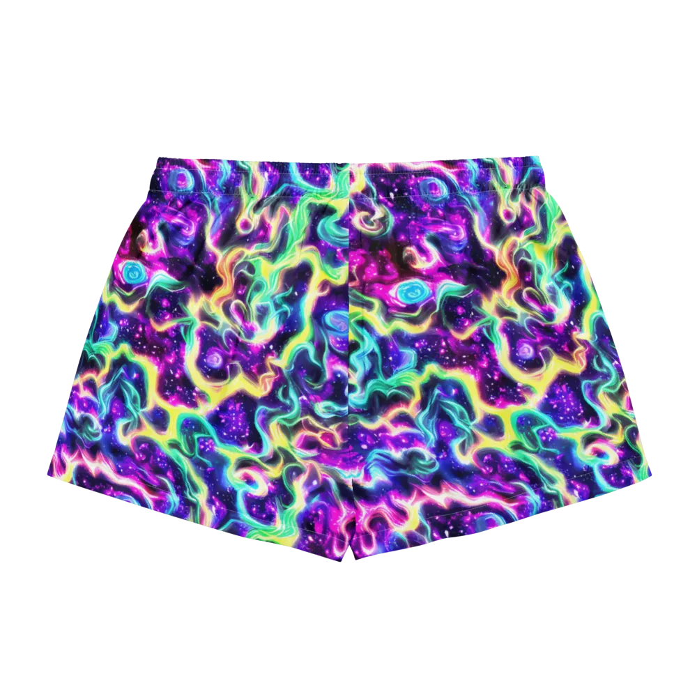 Radiant Warp on Women's Pajama Shorts — Back