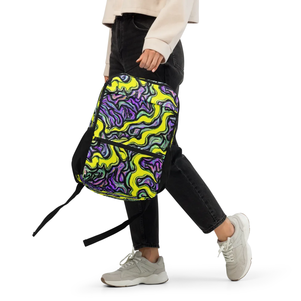 Acid Ripple on Utility Backpack — Front