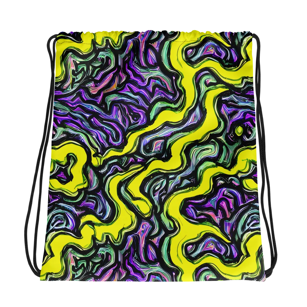 Acid Ripple on Drawstring Bag — Photo