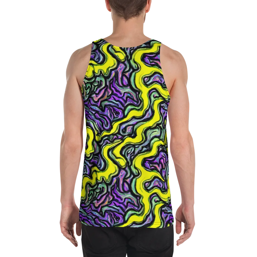 Acid Ripple on Men's Tank Top — Back