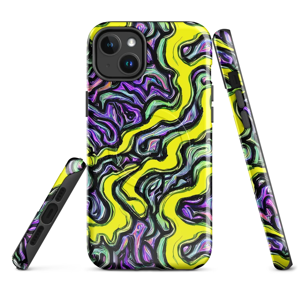 Acid Ripple on MagSafe Tough Case for iPhone® — Front