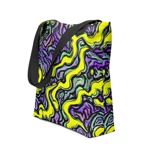 Acid Ripple on a Tote Bag