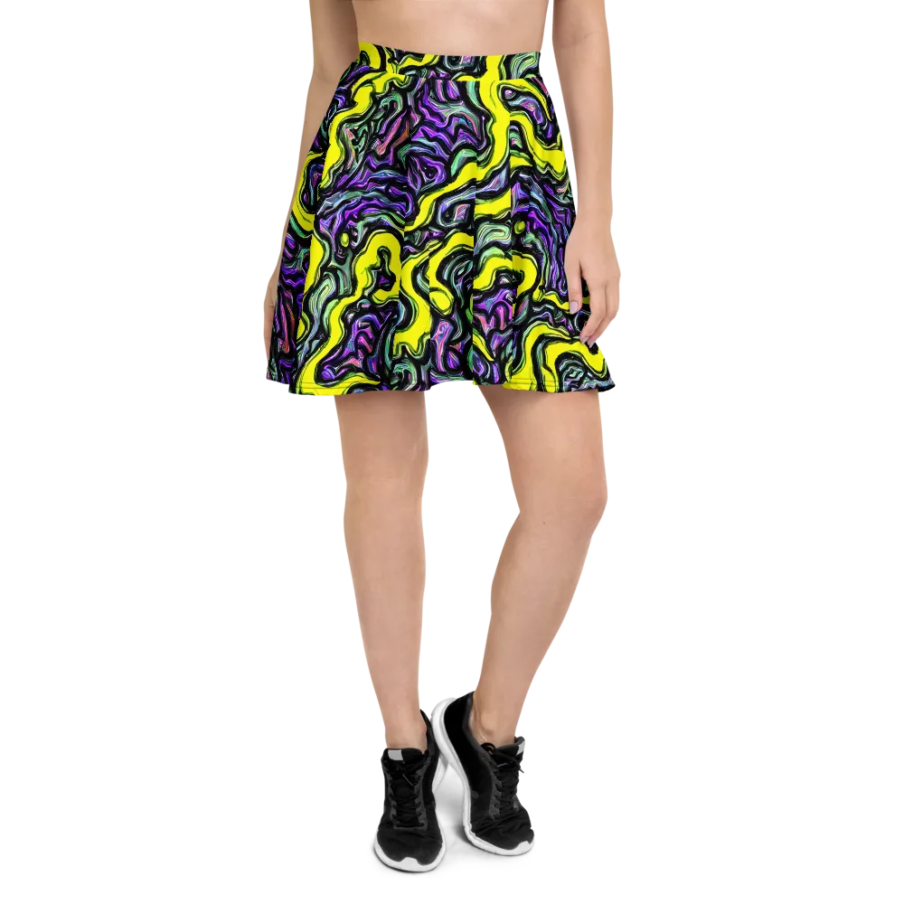 Acid Ripple on Skater Skirt — Front