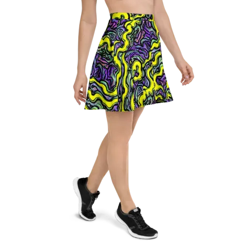 Acid Ripple on a Skater Skirt