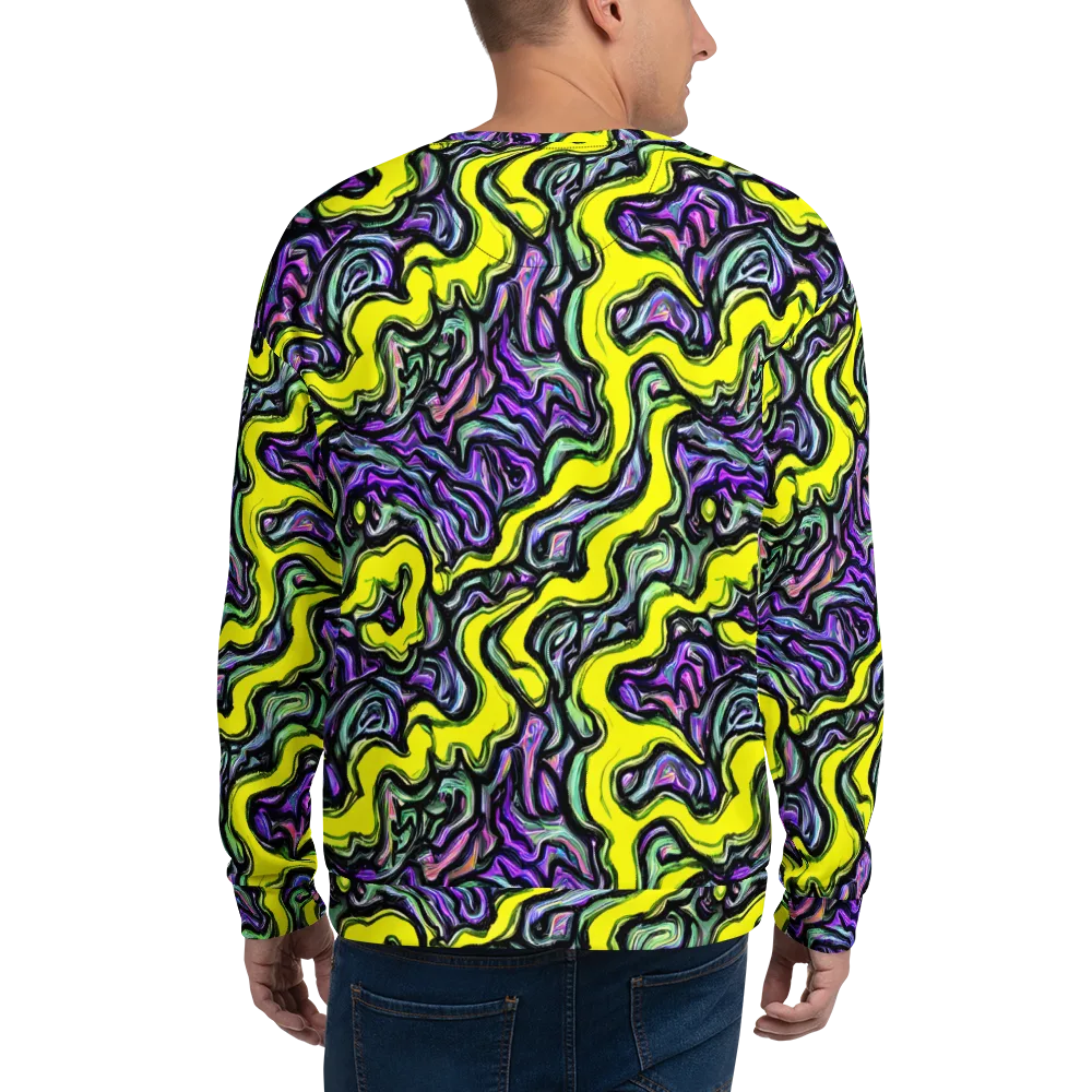 Acid Ripple on Sweatshirt — Back