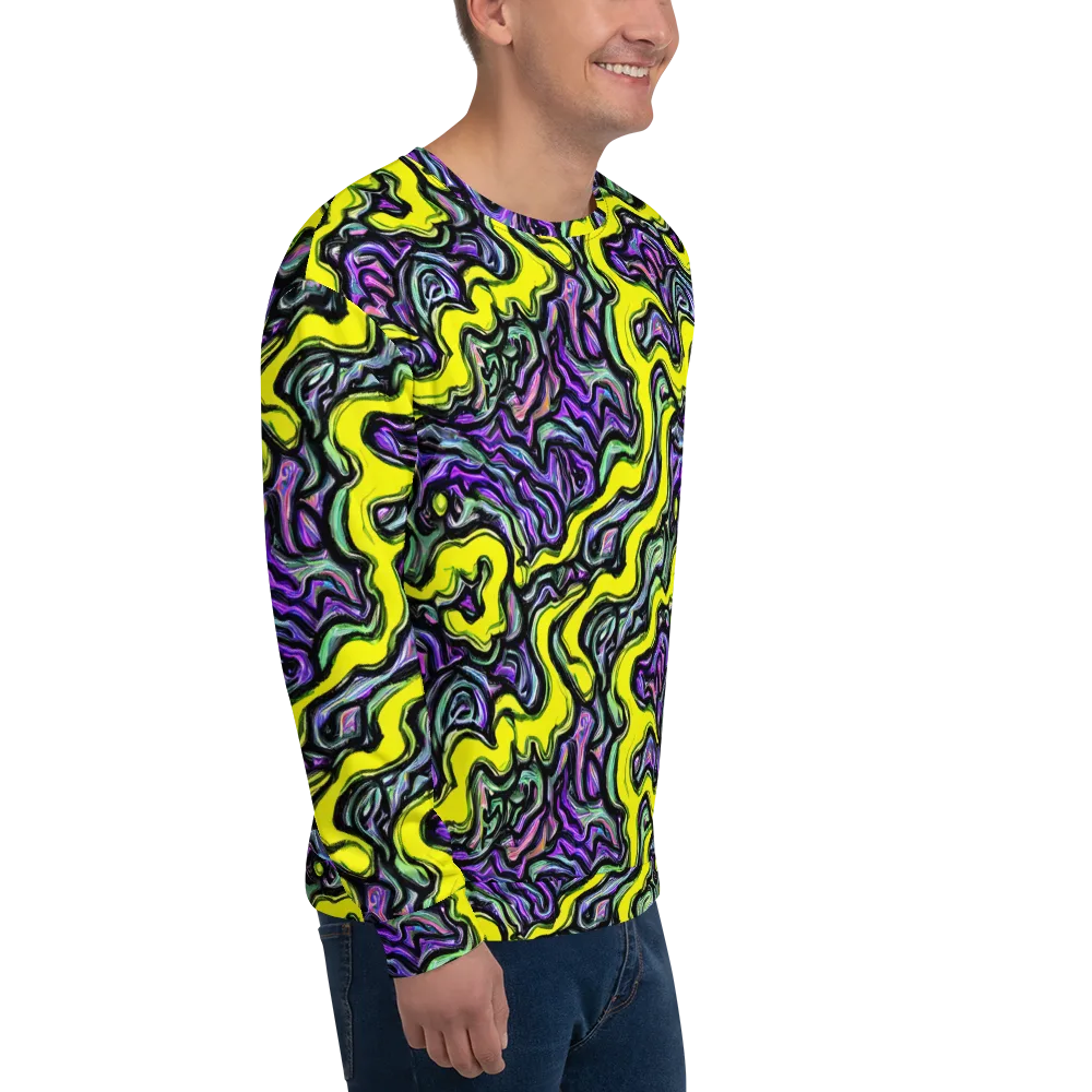 Acid Ripple on Sweatshirt — Right Front