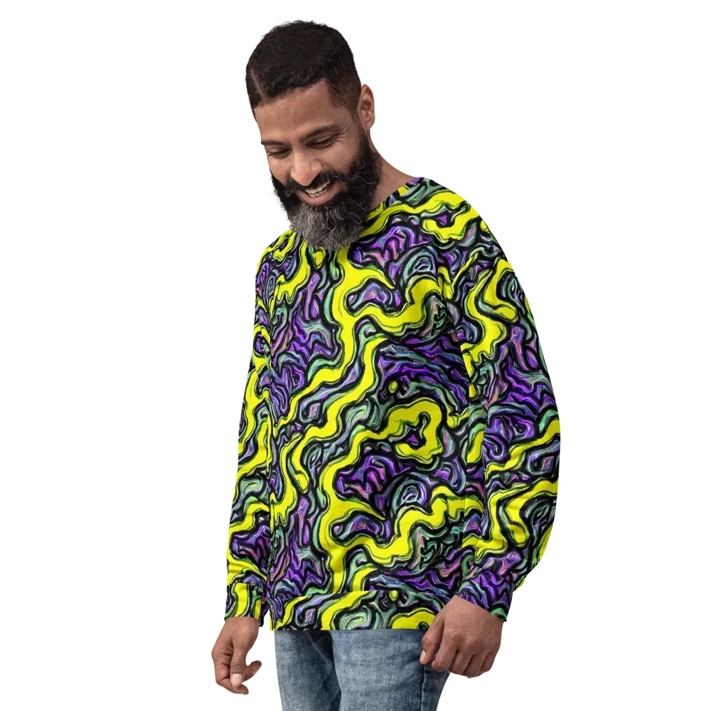 Acid Ripple on Sweatshirt — Left Front