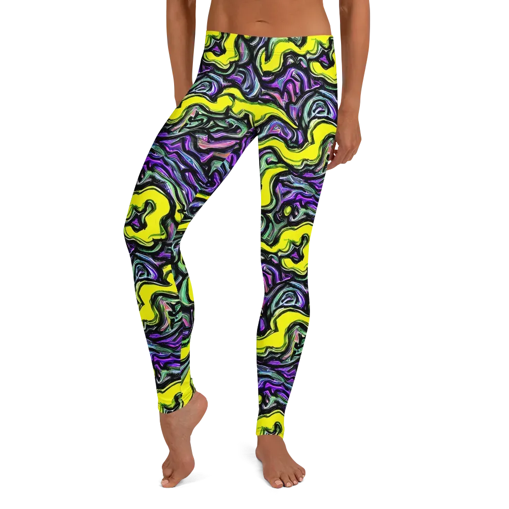 Acid Ripple on Leggings — Front