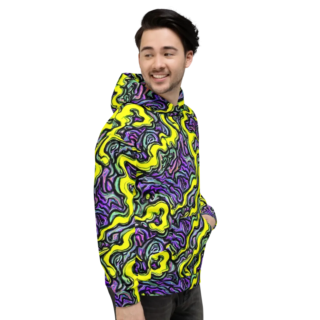 Acid Ripple on Hoodie — Right