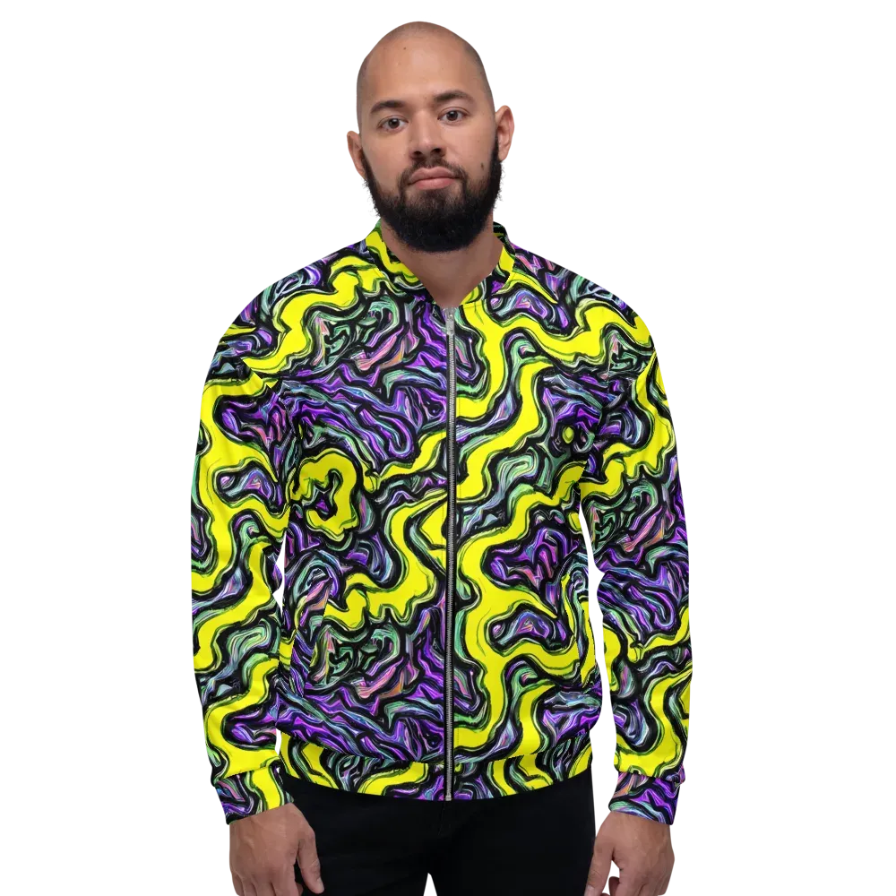 Acid Ripple on Bomber Jacket — Front