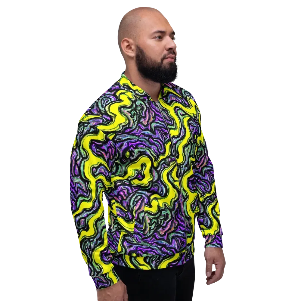 Acid Ripple on Bomber Jacket — Right