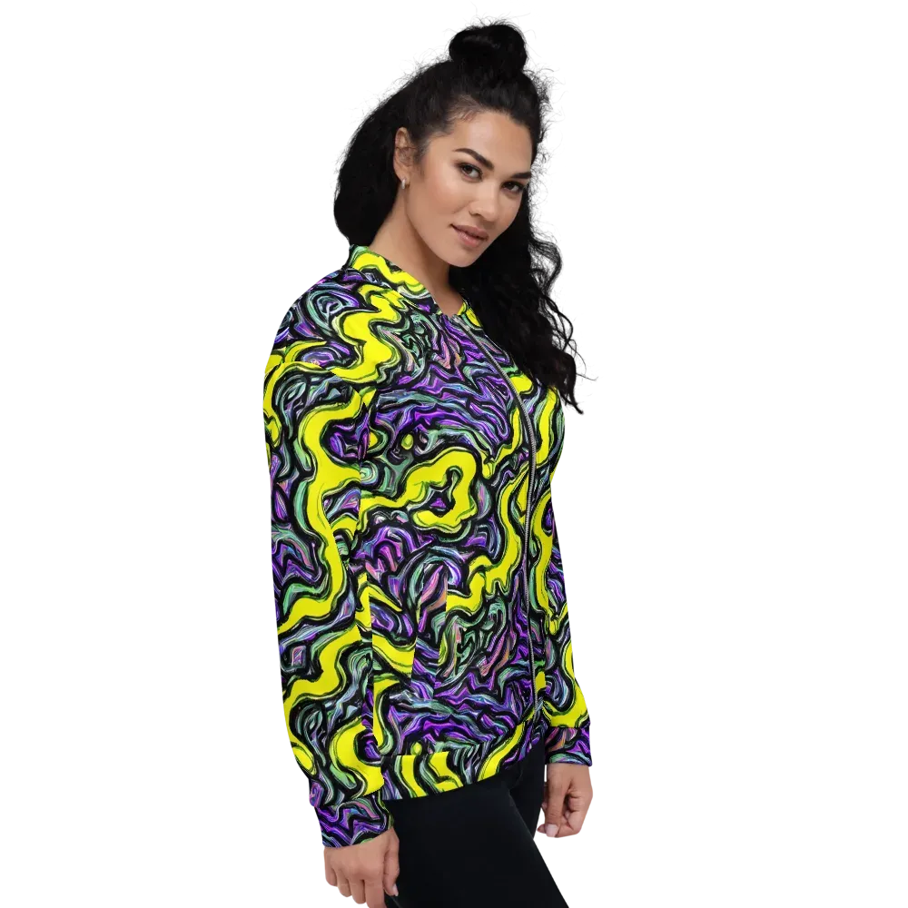 Acid Ripple on Bomber Jacket — Right