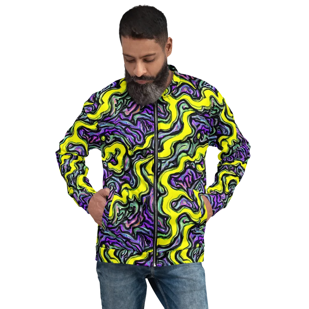 Acid Ripple on Bomber Jacket — Front
