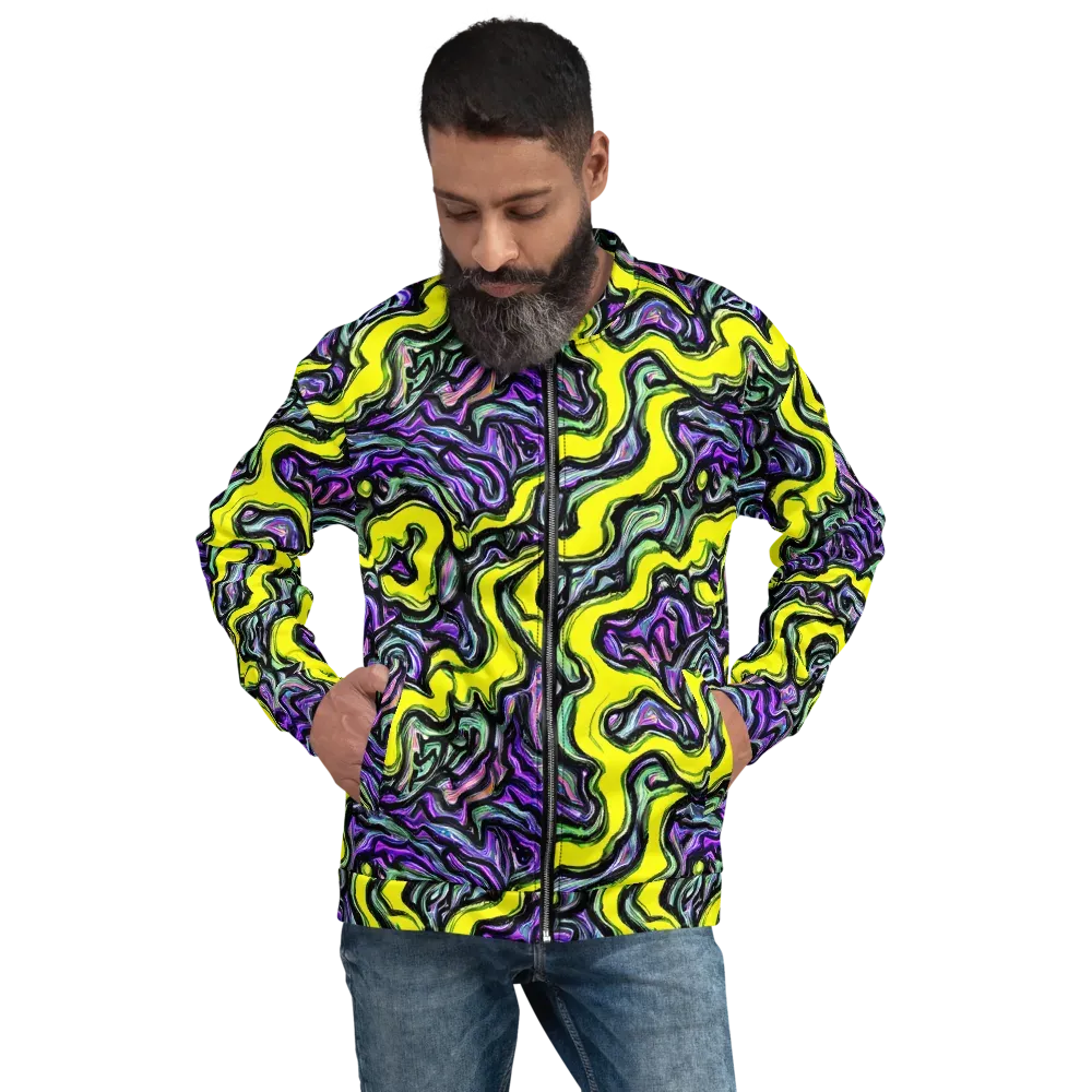 Acid Ripple on Bomber Jacket — Front