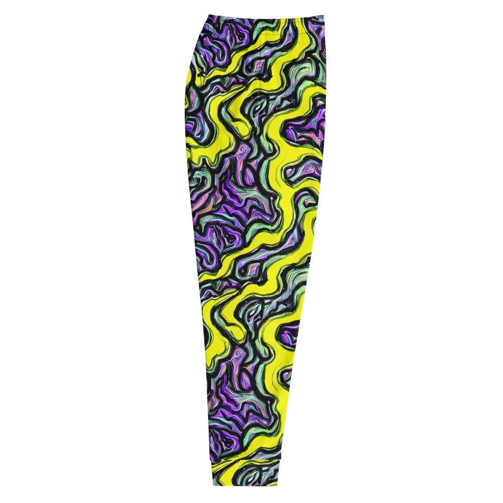 Acid Ripple on Men's Joggers — Right
