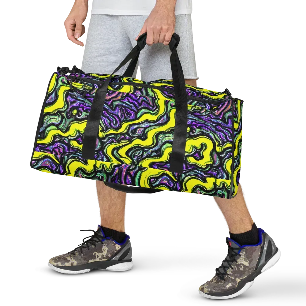 Acid Ripple on Duffle Bag — Front