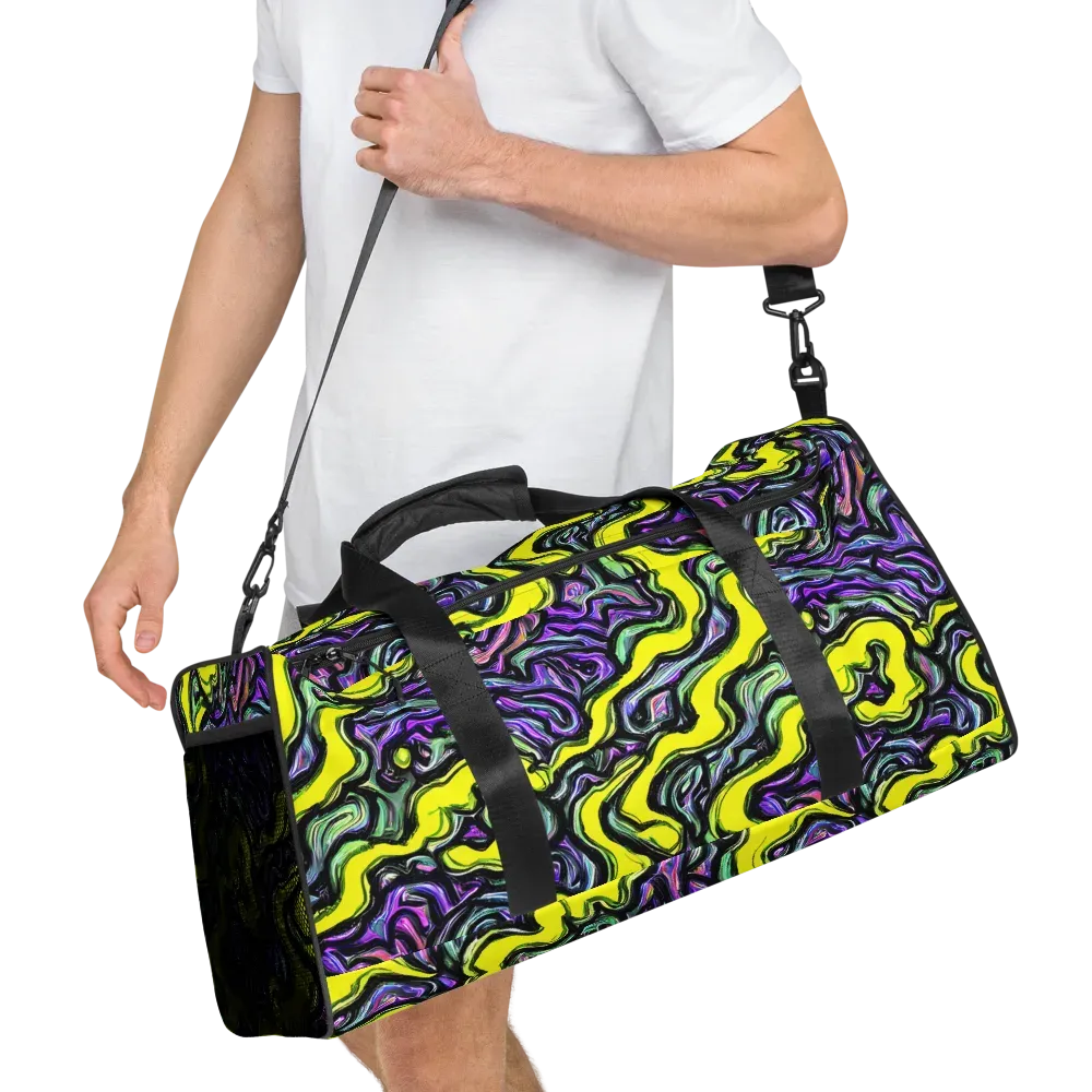 Acid Ripple on Duffle Bag — Right Front