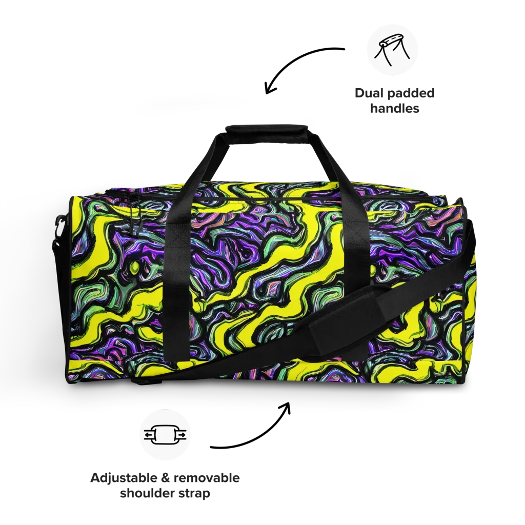 Acid Ripple on Duffle Bag — Front