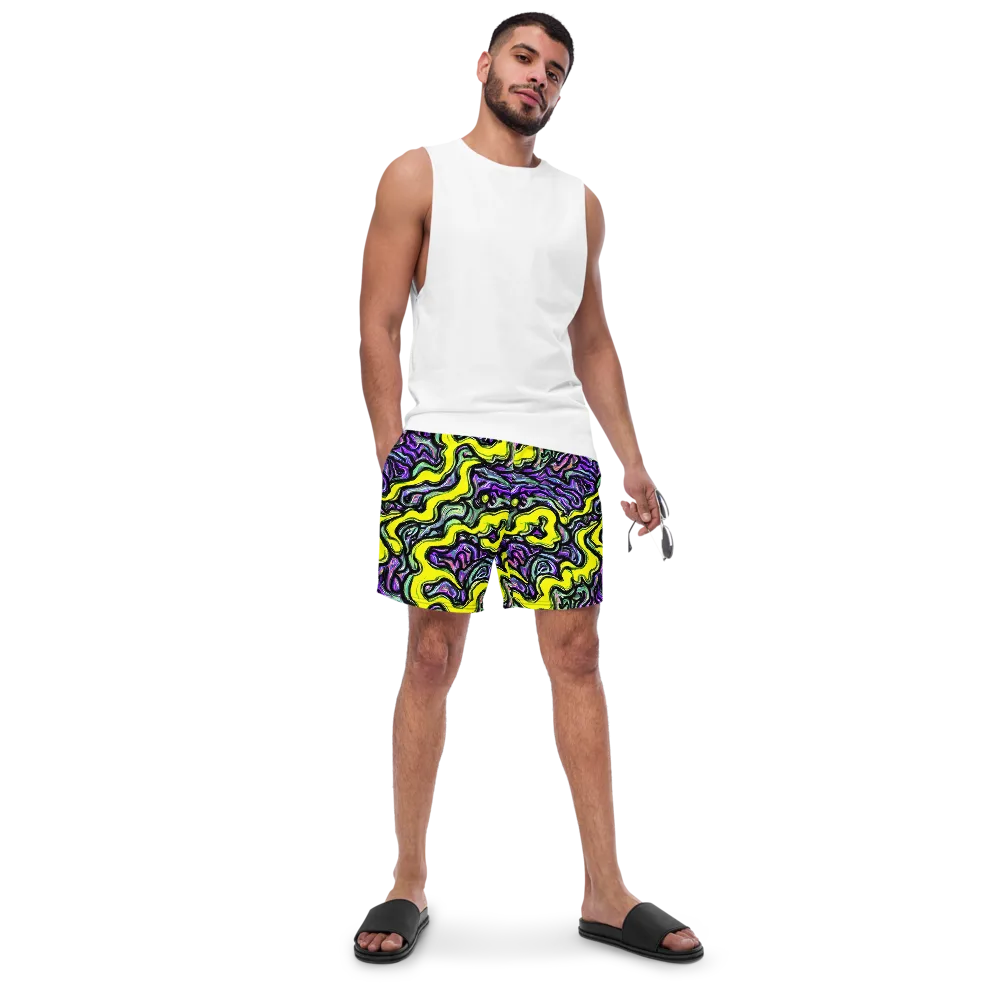 Acid Ripple on Swim Trunks — Front
