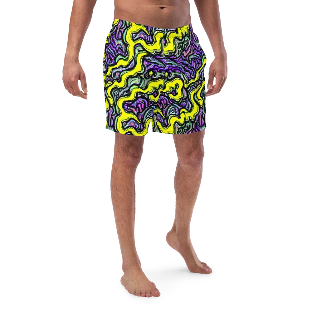 Acid Ripple on Swim Trunks — Front