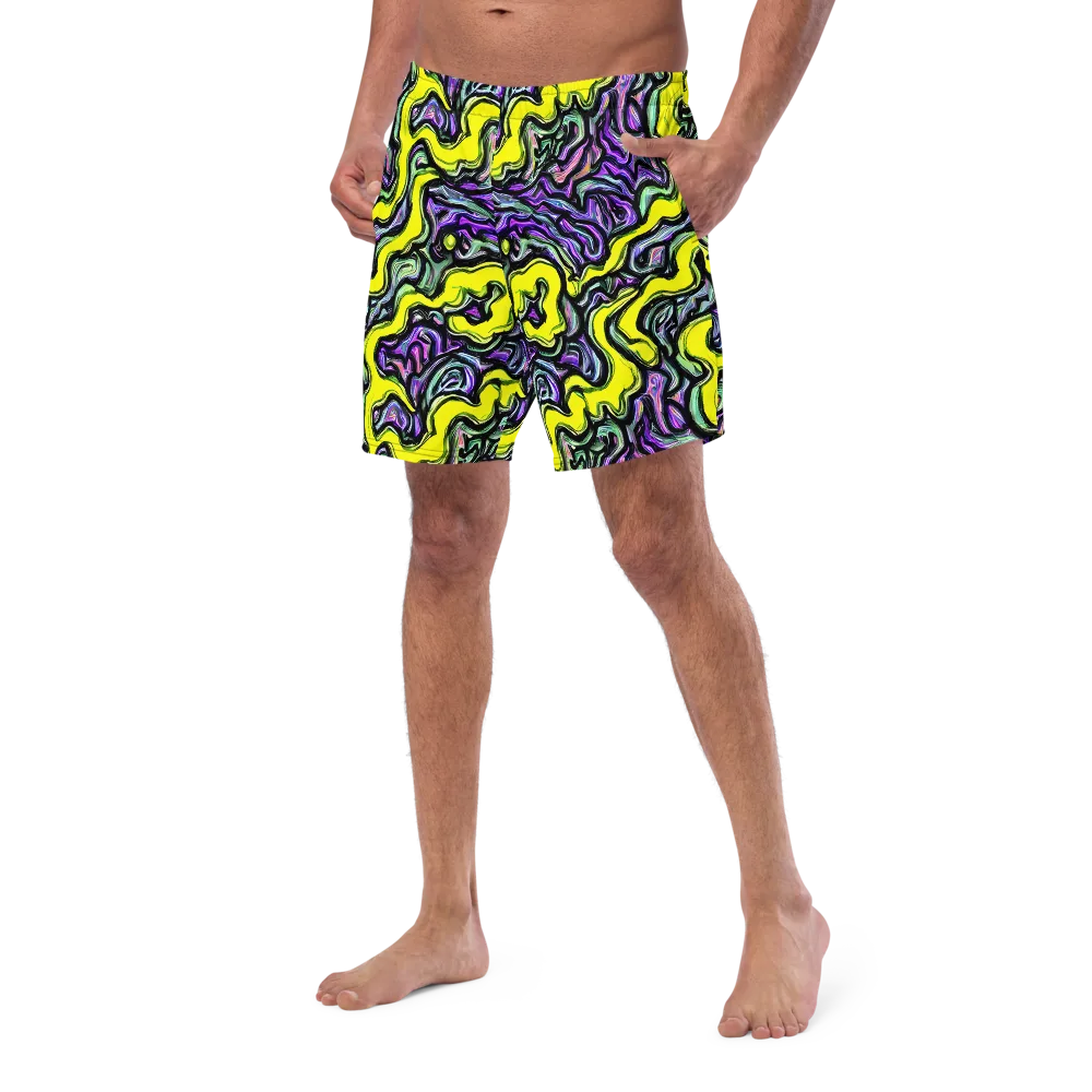 Acid Ripple on Swim Trunks — Left Front