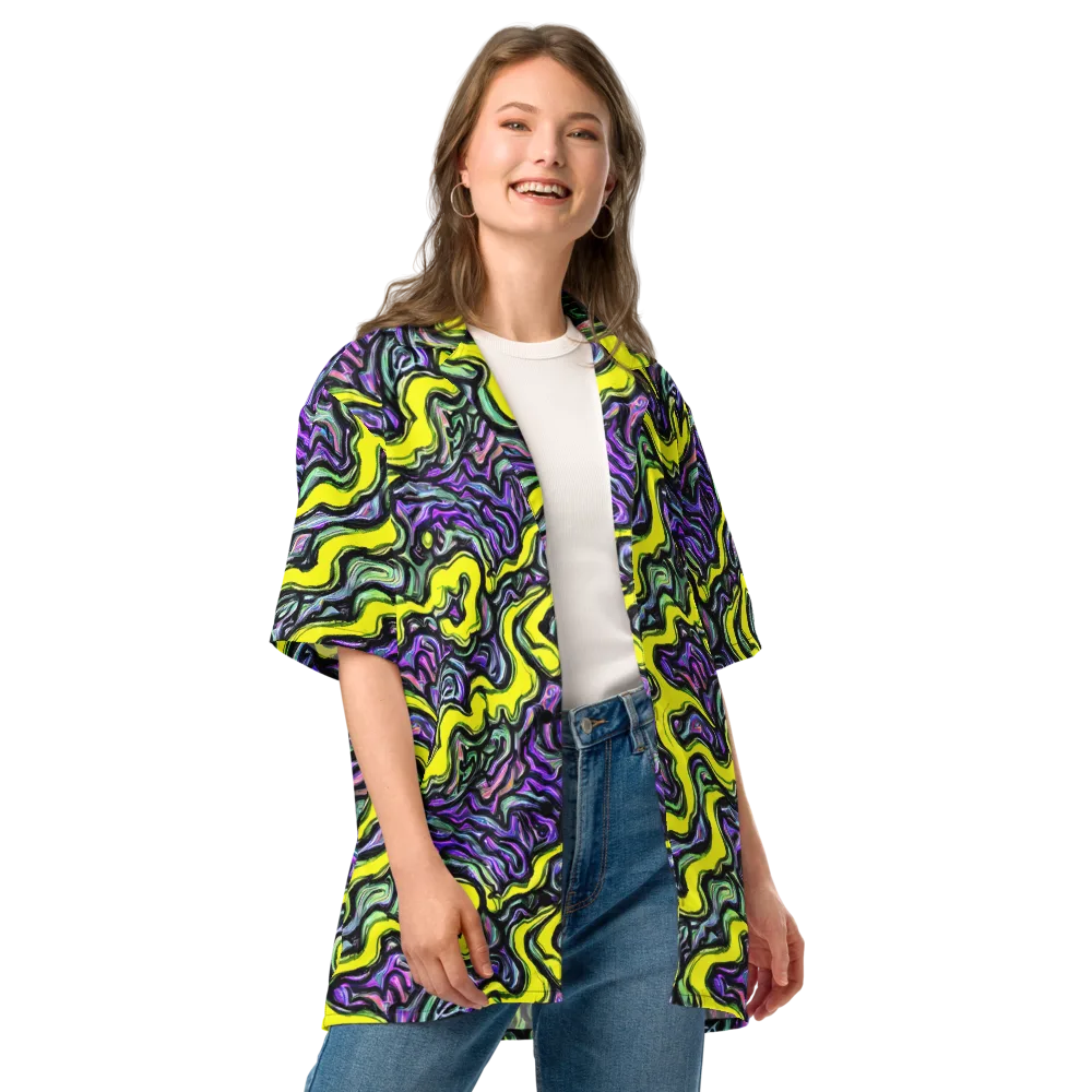Acid Ripple on Button Shirt — Front