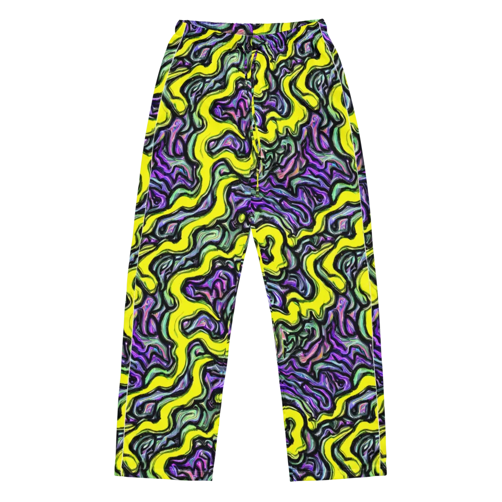 Acid Ripple on Women's Pajama Pants — Front