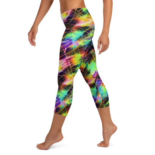 Stellar Shards on a Capri Leggings